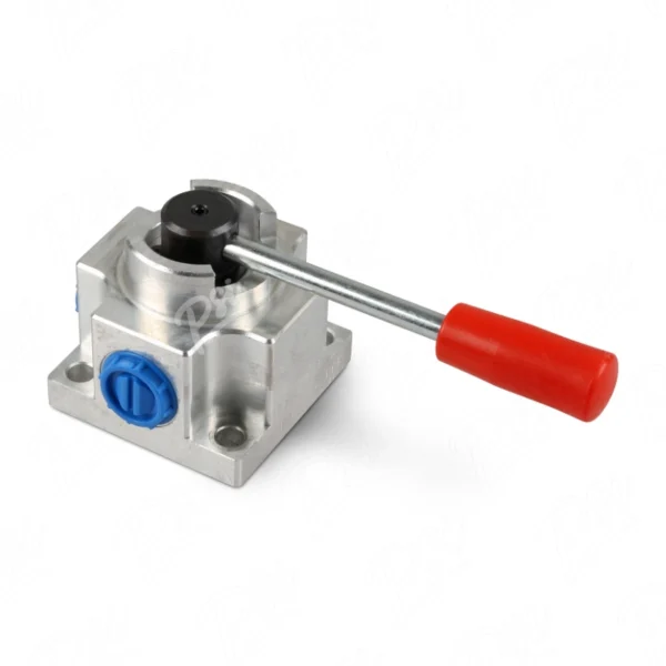 Aluminium body 3 way L port ball valve